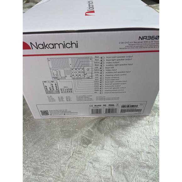 Nakamichi 2-DIN 6.75” screen with DVD player NA3600M Touch Screen and Bluetooth - Picture 5 of 9